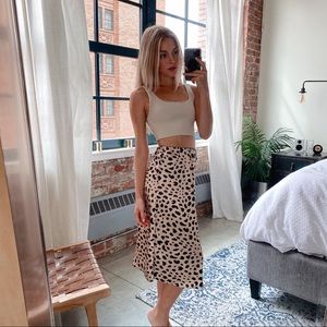 LEOPARD skirt